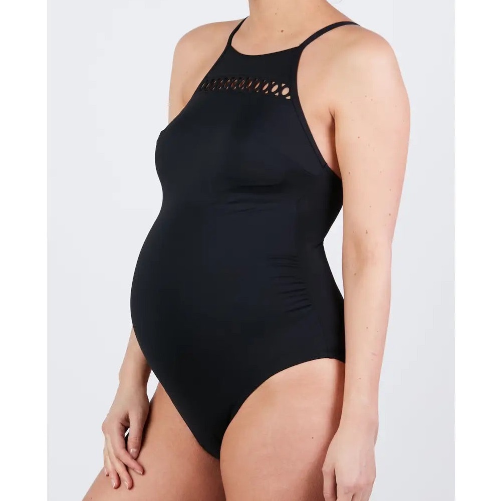 Cache Coeur Black Maternity One Piece